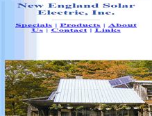 Tablet Screenshot of newenglandsolar.com